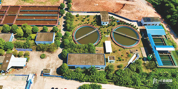 上思县污水处理厂及配套管网工程PPP项目。广西环保集团供图