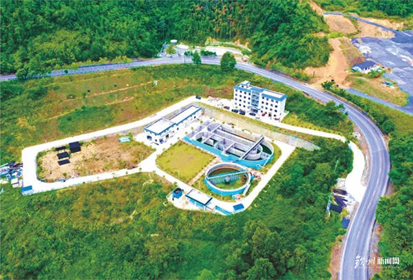 乐业县污水处理厂。广西环保集团供图